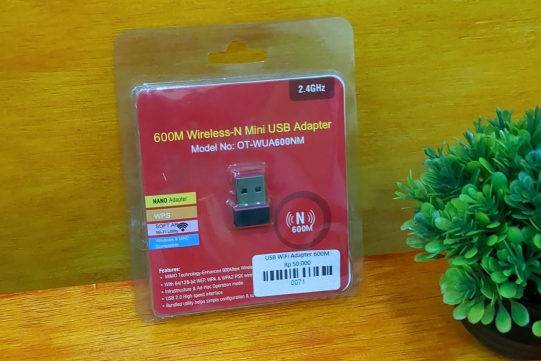 USB WiFi Adapter 600M (Merah)